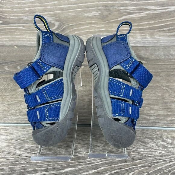 Keen Newport H2 Waterproof Blue Depths Gargoyle Toddler Boy Sz 4 Hiking Sandals - Picture 9 of 10